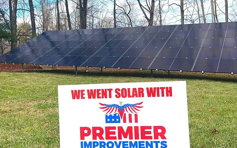 GROUND-MOUNTED SOLAR PANELS IN MADISON CT