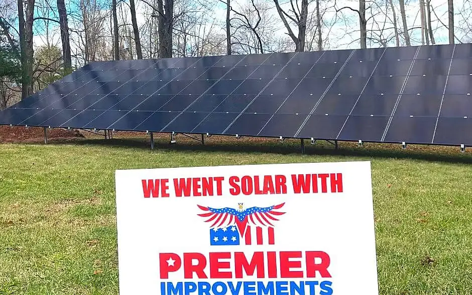 GROUND-MOUNTED SOLAR PANELS IN MADISON CT