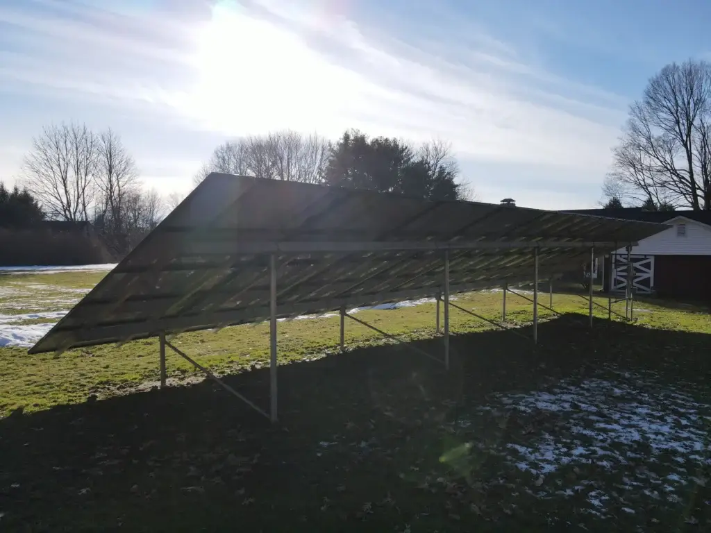 Professional ground-mounted solar installation services in Connecticut.
