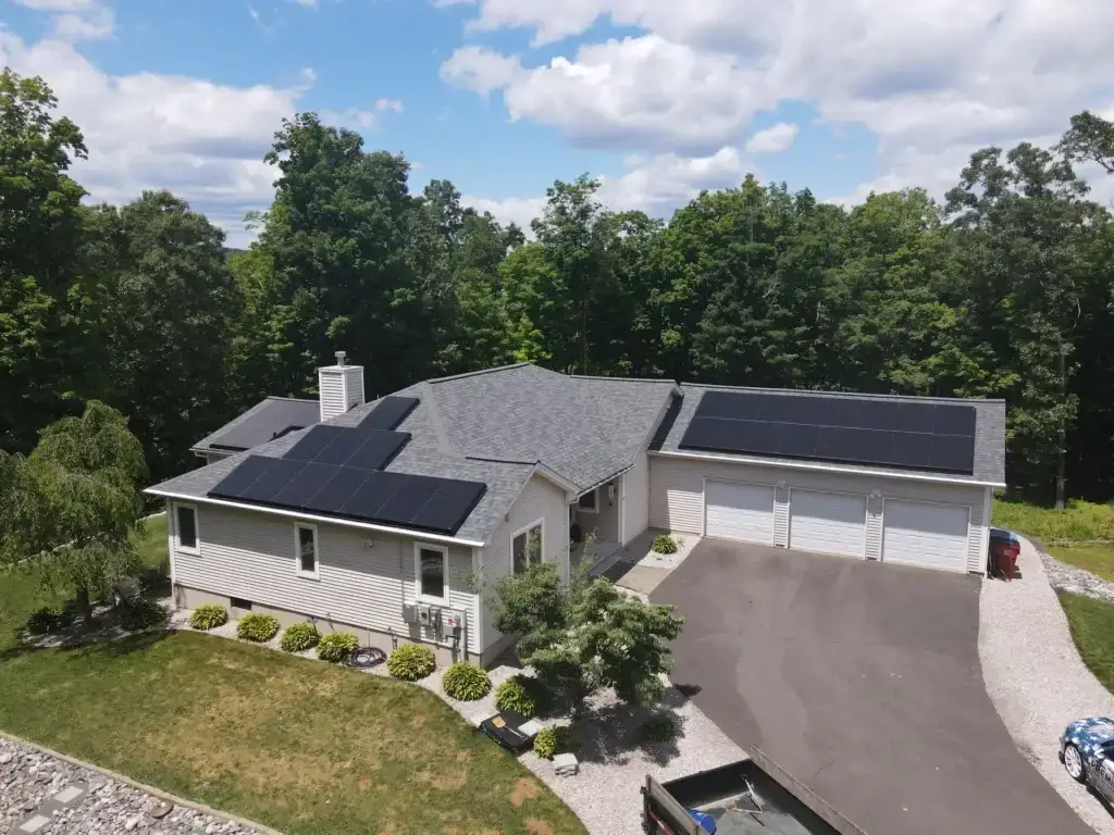 Solar and roof solutions for homes in Portland, Connecticut.