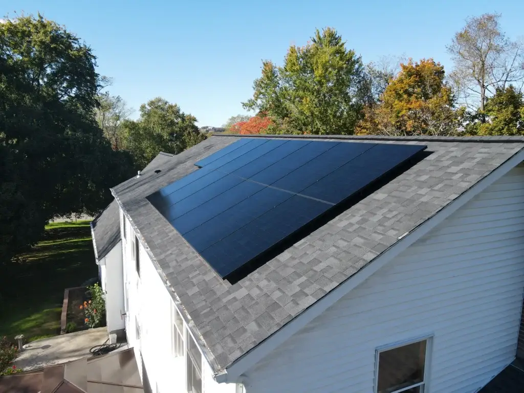 Residential solar installation services in Ledyard, Connecticut.