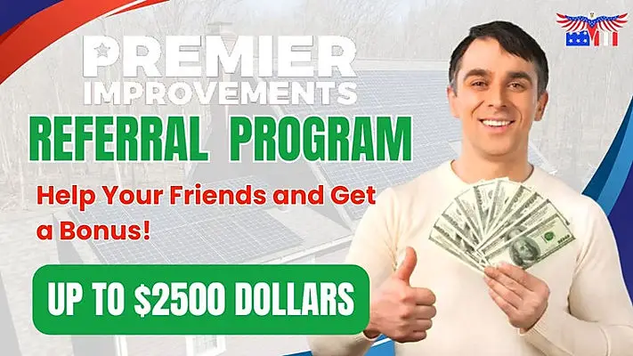 Solar Referrals – Earn Up to $2500 with Premier Solar