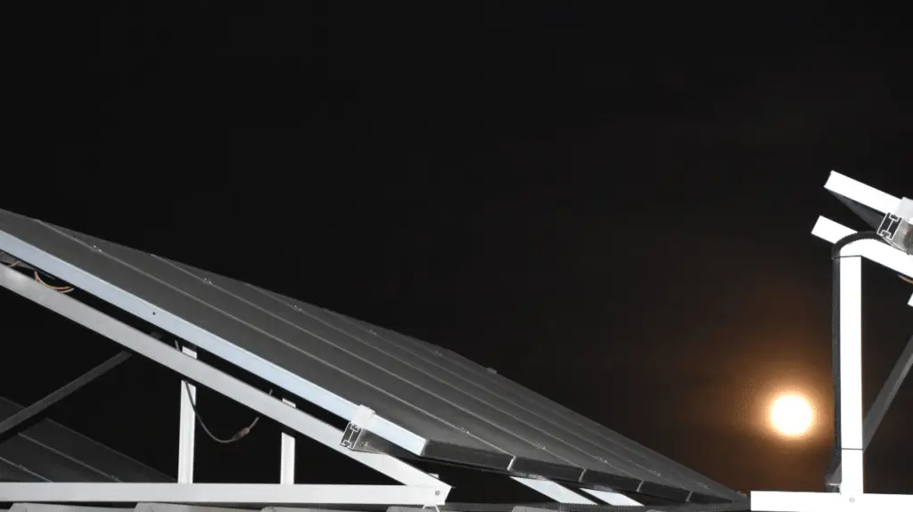 Solar Panels Night
