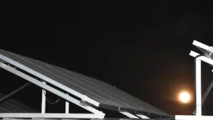 Solar Panels Night